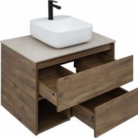 Товар: Тумба с раковиной STWORKI Карлстад 75 425315 подвесная Дуб рустикальный - фото 2 Тумба с раковиной STWORKI Карлстад 75 425315 подвесная Дуб рустикальный — фото 2, Мебель для ванной