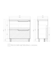 Тумба под раковину Vigo Neo 80 tn.NEO.9696.80.2Y Белая — фото 10, Тумбы под раковину