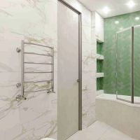 Водяной полотенцесушитель Terminus Виктория П6 500x600 4670078530080 Хром, нижнее подключение, G 1/2" ВР — фото 3, Водяные полотенцесушители