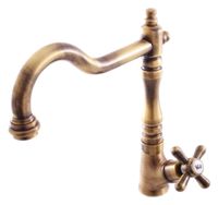 Кран для одного типа воды Rav Slezak Morava retro MK194/8SM бронзовый — фото 1, Краны