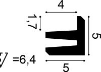 Профиль для скрытого освещения Orac Decor C380 2000x50x50 мм — фото 2, Карнизы