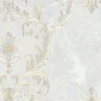 Обои Decori-Decori Forte dei Marmi 2 83706 Винил на флизелине (1,06*10,05) Бежевый/Серый, Дамаск — фото 2, Обои для стен