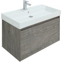 Тумба под раковину Aquanet Nova Lite 100 242579 подвесная Дуб рошелье — фото 2, Тумбы под раковину