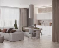 Керамогранит Laparet Obsidian Grey матовый 60х60 см — фото 7, Керамогранит