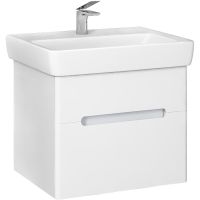 Тумба под раковину Laparet Accord 60 Acc.01.60/P/W подвесная Белая — фото 1, Мебель для ванной