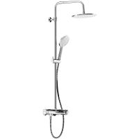 Душевая система Damixa Jupiter 977750000 с термостатом Хром — фото 1, Душевое оборудование. Душевая программа