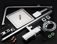 Душевая система Gappo G2418 Хром — фото 14, Душевые стойки