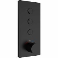 Душевая система Vincea Inspire VSFW-433TI2MB с термостатом Черная матовая — фото 4, Душевое оборудование. Душевая программа