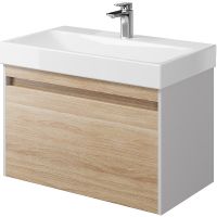 Товар: Тумба под раковину Creto Etna 80 4-1078S подвесная Soft - фото 2 Тумба под раковину Creto Etna 80 4-1078S подвесная Soft — фото 2, Мебель для ванной