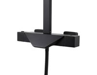 Товар: Душевая система Kaiser Quadris 25182-2 с термостатом Черная матовая - фото 5 Душевая система Kaiser Quadris 25182-2 с термостатом Черная матовая — фото 5, Душевое оборудование. Душевая программа