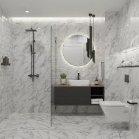 Керамическая плитка Primavera Omnia White Decor 03 glossy DG03-03 настенная 30x90 см — фото 2, Керамическая плитка