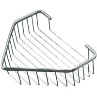 Полка корзина Frap F335 угловая Хром — фото 1, Полки для ванной и душа