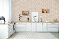 Обои Hygge Nature Hg36 002 Флизелин (1*10,05) Бежевый/Белый, Цветы — фото 5, Обои для стен