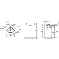 Раковина Jacob Delafon Odeon Rive Gauche 48 EGP112-00 Белая — фото 5, Мини-раковины