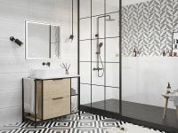 Товар: Керамический декор Cersanit Calacatta Шеврон белый 15925 29,8х59,8 см - фото 3 Керамический декор Cersanit Calacatta Шеврон белый 15925 29,8х59,8 см — фото 3, Керамическая плитка