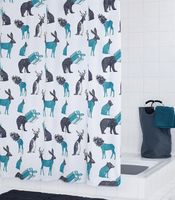 Штора для ванны Ridder Topsy-Turvy-World 180х200 4100300 цветная — фото 2, Шторы для ванной