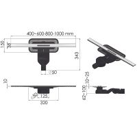 Товар: Душевой лоток Berges Simpel 600 091111 с решеткой Хром глянец - фото 10 Душевой лоток Berges Simpel 600 091111 с решеткой Хром глянец — фото 10, Душевые лотки