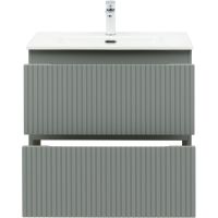 Тумба под раковину Aquanet Джейн 70 335433 подвесная Мисти грин — фото 5, Тумбы под раковину