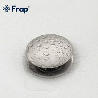 Донный клапан Frap F62-5 click-clack Сатин — фото 4, Донные клапаны