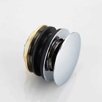 Донный клапан Frap F63 click-clack Хром — фото 6, Донные клапаны