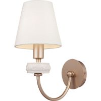 Настенный светильник Maytoni Elegant Roma ARM006WL-01G Кремовый Золото матовое — фото 3, Бра