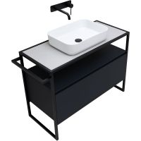 Тумба под раковину Allen Brau Priority 100 1.31003.AM Антрацит матовый — фото 10, Тумбы под раковину