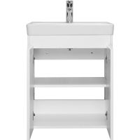 Тумба под раковину Aquaton Сканди Doors 55 1A278801SD010 Белая — фото 6, Тумбы под раковину