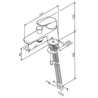 Смеситель для ванны AM.PM Like F8010232 Хром — фото 9, Смеситель для ванны