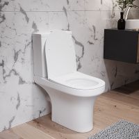 Унитаз компакт Damixa Skyline DX35C8600SC с бачком и сиденьем Микролифт — фото 4, Напольные унитазы