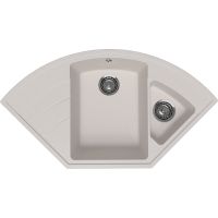 Кухонная мойка Ulgran Quartz Marta 1000-01 Жасмин — фото 1, Кухонные мойки