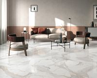 Керамогранит NT Ceramiс Bright and Shiny Calacatta Light Grey NTT9121 60х120 см — фото 2, Керамогранит