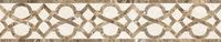 Керамический бордюр Шахтинская плитка (Unitile) Глория бежевый 01 7,5х40 см — фото 1, Керамическая плитка