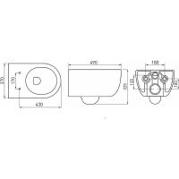 Товар: Комплект унитаза с инсталляцией Berges Novum O5 043311 с сиденьем Микролифт и Черной Soft Touch клавишей смыва - фото 10 Комплект унитаза с инсталляцией Berges Novum O5 043311 с сиденьем Микролифт и Черной Soft Touch клавишей смыва — фото 10, Унитазы
