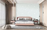 Обои Bernardo Bartalucci Bigi Флизелин (1,06*10) Голубой, Бабочки/Штукатурка арт-5065-4 — фото 3, Обои для стен