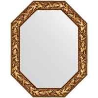 Зеркало Evoform Polygon 98х78 BY 7224 в багетной раме - Византия золото 99 мм — фото 1, Мебель для ванной