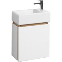 Тумба под раковину Aquaton Эклипс 45 М R 1A172801EK49R подвесная Белый Эбони светлый — фото 1, Мебель для ванной