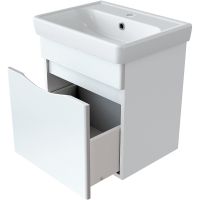 Товар: Тумба с раковиной Orange Topline-Monaco 50 TP-MO50+RA Белый глянец - фото 2 Тумба с раковиной Orange Topline-Monaco 50 TP-MO50+RA Белый глянец — фото 2, Мебель для ванной