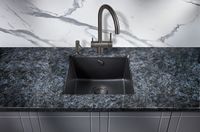 Кухонная мойка Milacio Leon 45 Cuarzo MC.77091 Черная матовая — фото 3, Кухонные мойки