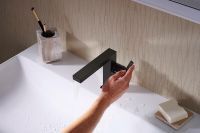 Смеситель для раковины Hansgrohe Tecturis E 73020670 Черный матовый — фото 2, Смесители для раковины