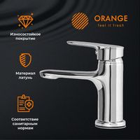 Товар: Смеситель для раковины Orange Modi M25-021cr Хром - фото 7 Смеситель для раковины Orange Modi M25-021cr Хром — фото 7, Смесители для раковины