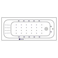 Товар: Акриловая ванна Whitecross Vibe 170x70 0105.170070.100.NANO.CR с гидромассажем - фото 8 Акриловая ванна Whitecross Vibe 170x70 0105.170070.100.NANO.CR с гидромассажем — фото 8, Ванны