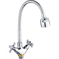 Смеситель для кухни Ростовская Мануфактура Сантехники SL65-279F Хром — фото 1, Смесители