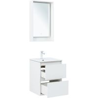 Товар: Тумба под раковину Aquanet Милан 50 336366 подвесная Белый глянец - фото 13 Тумба под раковину Aquanet Милан 50 336366 подвесная Белый глянец — фото 13, Мебель для ванной