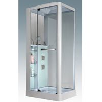 Душевая кабина Grossman GR-122 100x80 профиль Белый стекло прозрачное арт-GR122 — фото 2, Душевые кабины