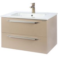 Тумба под раковину Bellezza Луиджи 75 4639212000452 подвесная Капучино — фото 1, Тумбы под раковину