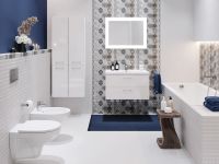 Товар: Зеркало Cersanit Led 060 Design Pro 80 KN-LU-LED060*80-p-Os с подсветкой с диммером, часами и подогревом - фото 5 Зеркало Cersanit Led 060 Design Pro 80 KN-LU-LED060*80-p-Os с подсветкой с диммером, часами и подогревом — фото 5, Мебель для ванной