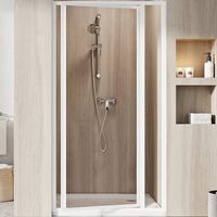 Душевая дверь Ravak Supernova SDOP-90 03V70100Z1 профиль Белый стекло Transparent — фото 1, Распашные душевые двери