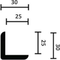 Профиль NMC Wallstyl DSCLWE200010 2000x30x30 мм — фото 2, Лепнина