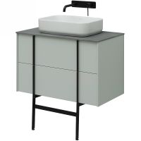 Тумба под раковину Allen Brau Reality 80 1.32005.PWM подвесная Папирус матовый — фото 27, Тумбы под раковину