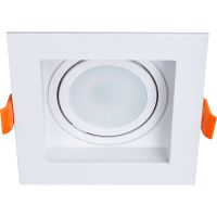 Встраиваемый светильник Artelamp Simplex A6662PL-1WH Белый — фото 1, Точечные светильники